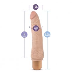 Alternative view of Dr Skin Cock Vibe #7 Realistic Multi Speed 8.5" Vibrator