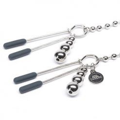 Alternative view of Fifty Shades Darker At My Mercy Beaded Chain Nipple Clamps