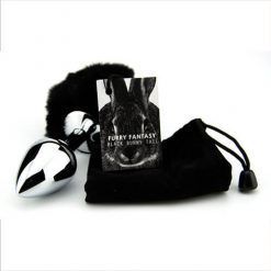Furry Fantasy Black Bunny Tail Butt Plug - Image 5