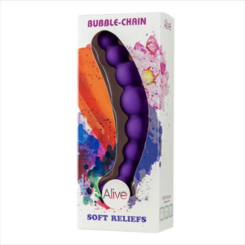 Alive Bubble-Chain Silicone Beaded Anal Beads - Image 3