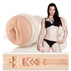 Fleshlight Girl Stoya with Fleshlight and Sensation Sleeve cross section