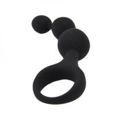 Loving Joy Triple Ripple Anal Beads-Black - Image 6