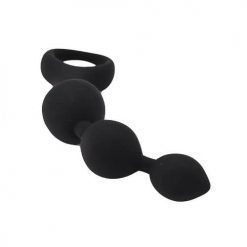 Loving Joy Triple Ripple Anal Beads-Black - Image 8