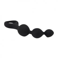 Loving Joy Triple Ripple Anal Beads-Black - Image 9