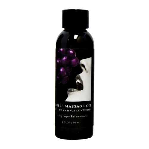 Earthly Body Edible Massage Oil 2oz - Vegan Friendly - Image 4