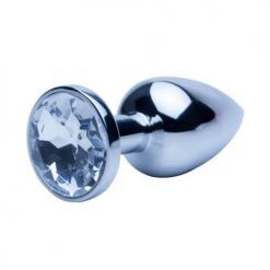 Precious Metals Silver Anal Butt Plug-Small