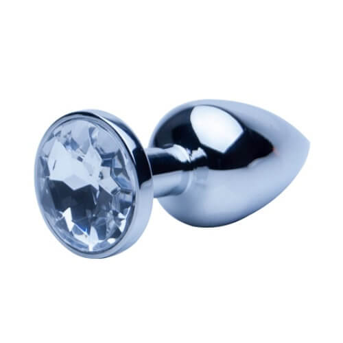 Precious Metals Silver Anal Butt Plug-Large