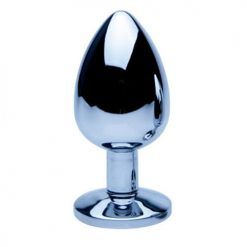 Precious Metals Silver Anal Butt Plug-Large - Image 3