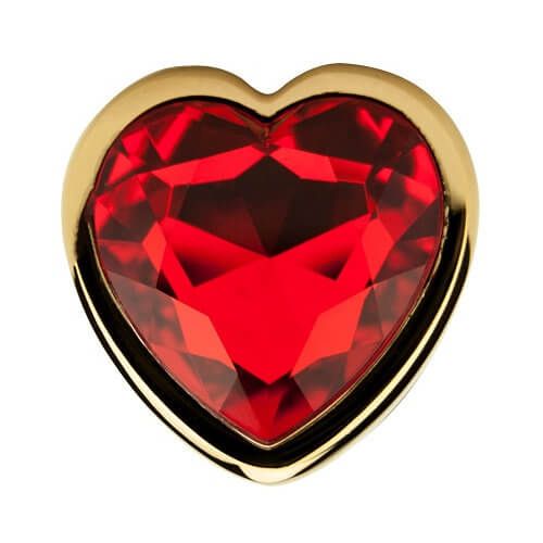Precious Metals Heart Shaped Anal Butt Plug-Gold - Image 6