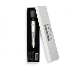 Doxy Die Cast Brushed Aluminium Mains Operated Wand Vibrator - Image 6