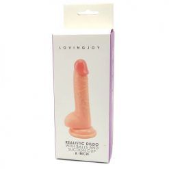 Loving Joy Realistic 6.5" inch Dildo with Balls and Suction Cup - Image 6