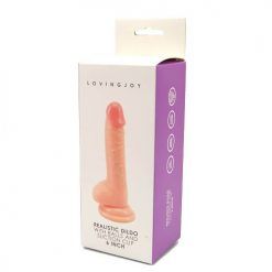 Loving Joy Realistic 6.5" inch Dildo with Balls and Suction Cup - Image 7