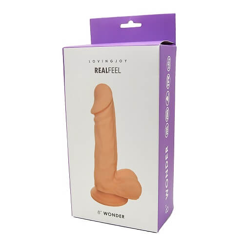 Loving Joy Real Feel 8 Inch Wonder Suction Cup Dildo - Image 6