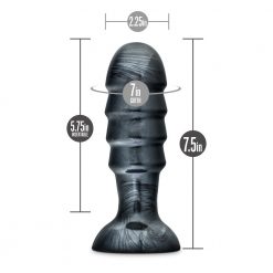 Alternative view of Jet "Bruiser" Large Ridged Butt Plug 7.5"