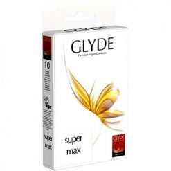 Glyde Ultra Super Max Vegan Condoms 10 Pack