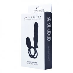 Loving Joy 6" Silicone Inflatable Dildo - Image 6