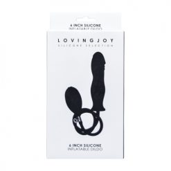Loving Joy 6" Silicone Inflatable Dildo - Image 4