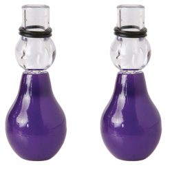 Alternative view of Fetish Fantasy Nipple Erector Set Purple