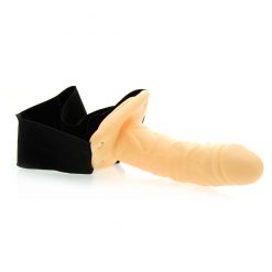 Fetish Fantasy For Him Or Her Hollow Strap-On Flesh 6in - Image 6