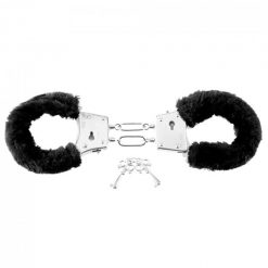 Alternative view of Fetish Fantasy Beginner's Furry Cuffs Black