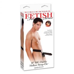 Fetish Fantasy Big Daddy Hollow Strap-On Black 10in