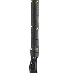Fetish Fantasy Limited Edition Cat-O-Nine Tails Flogger Black