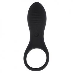 Loving Joy Rechargeable Silicone Vibrating Cock Ring - Image 4
