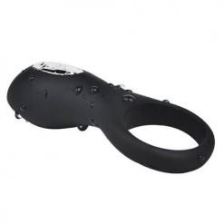 Loving Joy Rechargeable Silicone Vibrating Cock Ring - Image 5