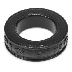 Alternative view of Oxballs Pig Ring Black