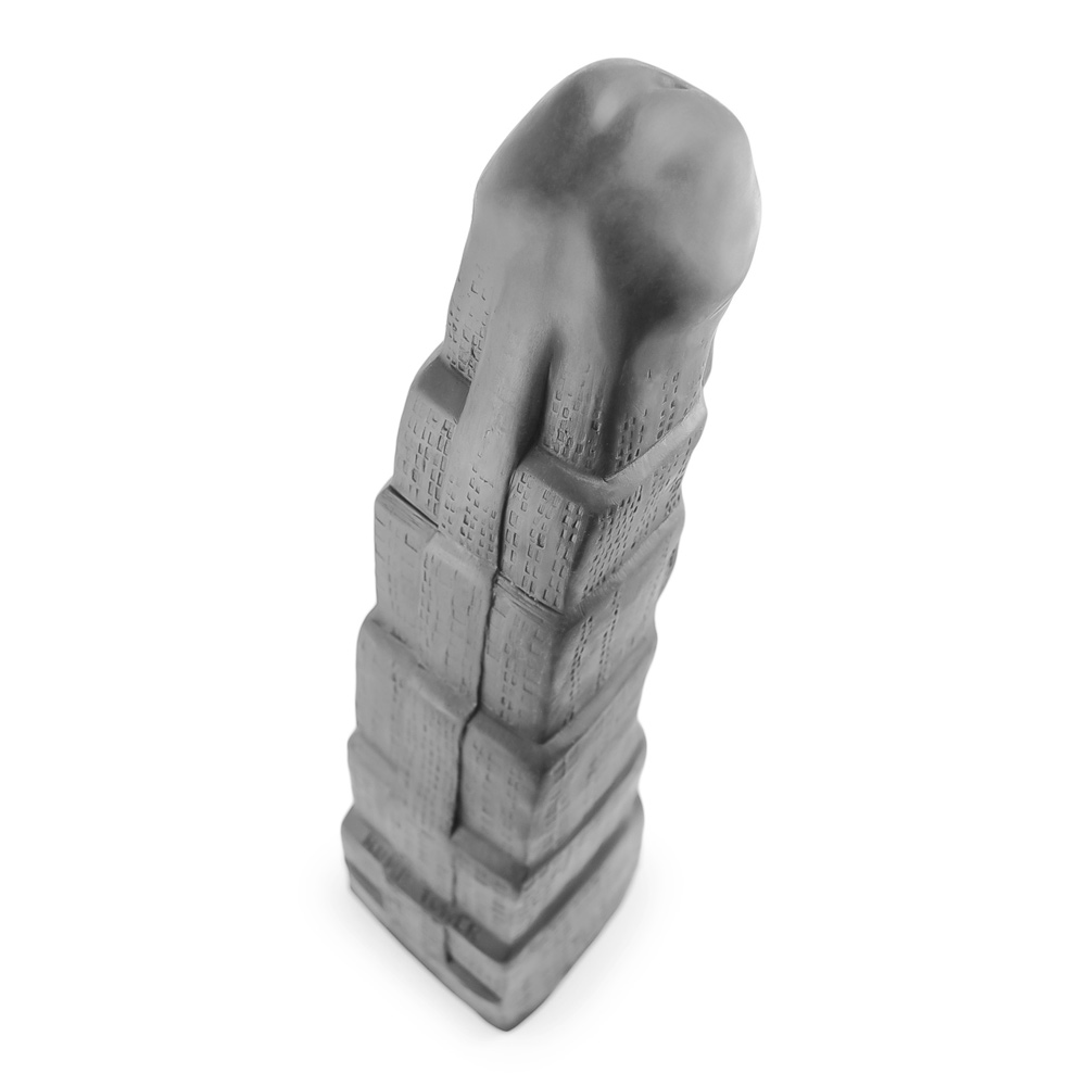 Oxballs Rump Tower Dildo Smoke - Image 3