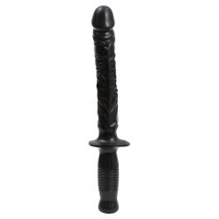 Alternative view of Doc Johnson Classic Man Handler Dildo Black 14.5in