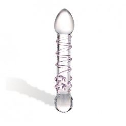 Alternative view of Glas Spiral Staircase Full Tip Clear 9.4in