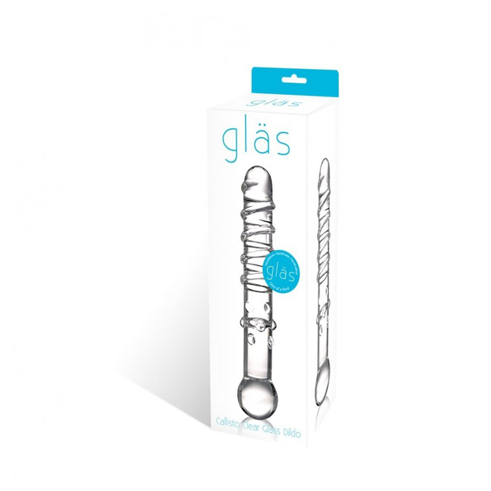 Glas Callisto Clear Glass Dildo 9.4in
