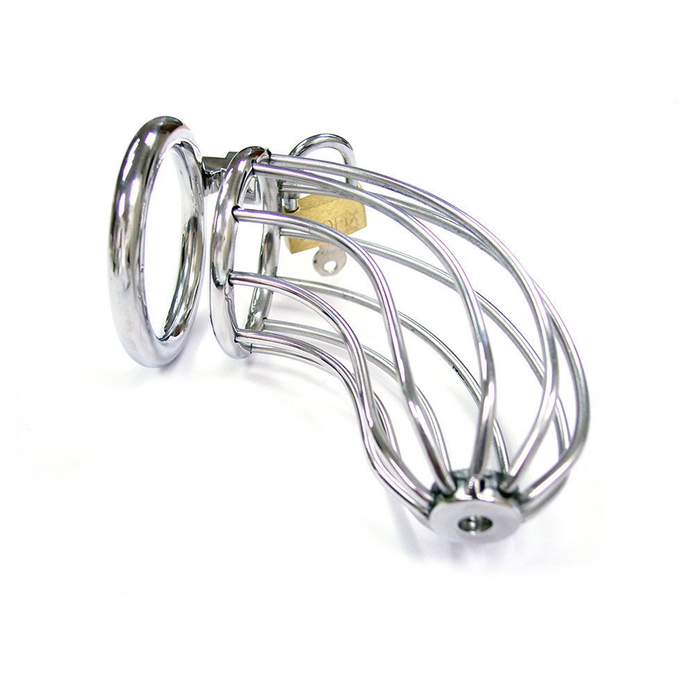 Rouge Garments Male Chastity Cock Cage Silver