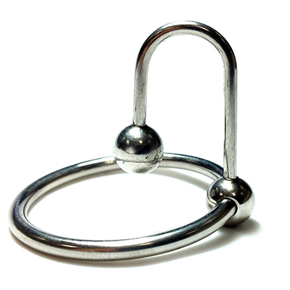 Rouge Garments Sperm Stopper with Ring Silver