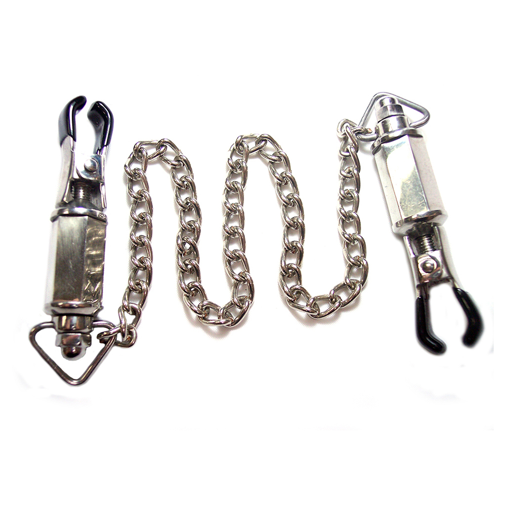 Rouge Garments Nipple Weighted Clamps Silver