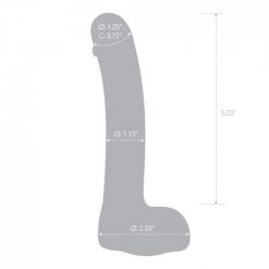 Glas Realistic Curved Glass Dildo 7in - Image 8