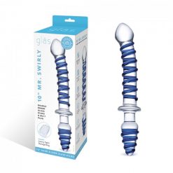 Glas 154 Mr Swirly Double Ended Glass Dildo