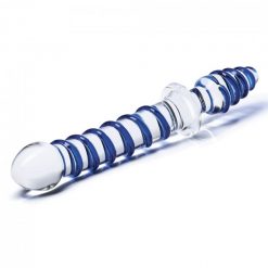 Glas Mr Swirly Double Ended Glass Dildo & Butt Plug 10in - Image 5