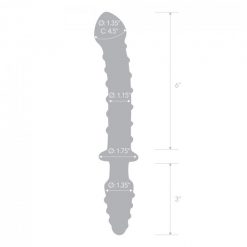 Glas Mr Swirly Double Ended Glass Dildo & Butt Plug 10in - Image 8
