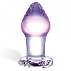 Glas Amethyst Rain Butt Plug Purple