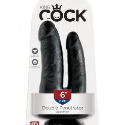 King Cock Double Penetrator Black 8.5in