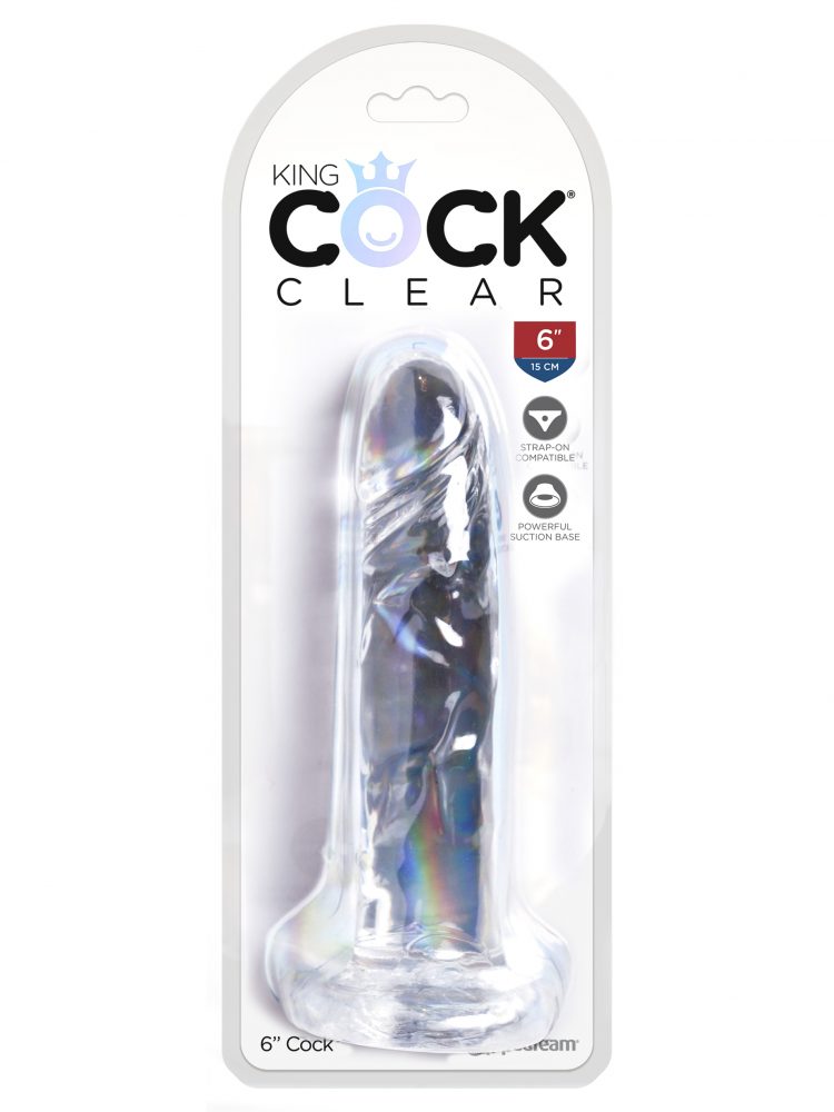 King Cock Cock Transparent 6in - Image 2