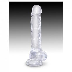 Alternative view of King Cock Cock with Balls Transparent 8in