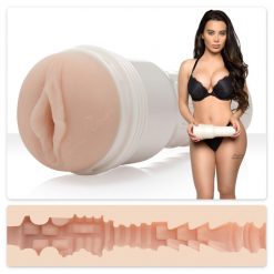 Fleshlight Gorl Lana Rhoades with Fleshlight and Destiny Sensation Sleeve Cross Section