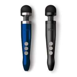 Alternative view of Doxy Die Cast 3R Rechargeable Wand Massager Blue Flame