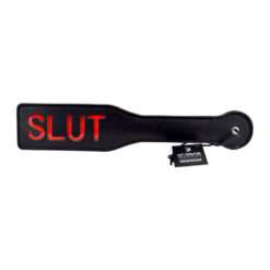 Bound to Please Slut Spanking Paddle Black - Image 5