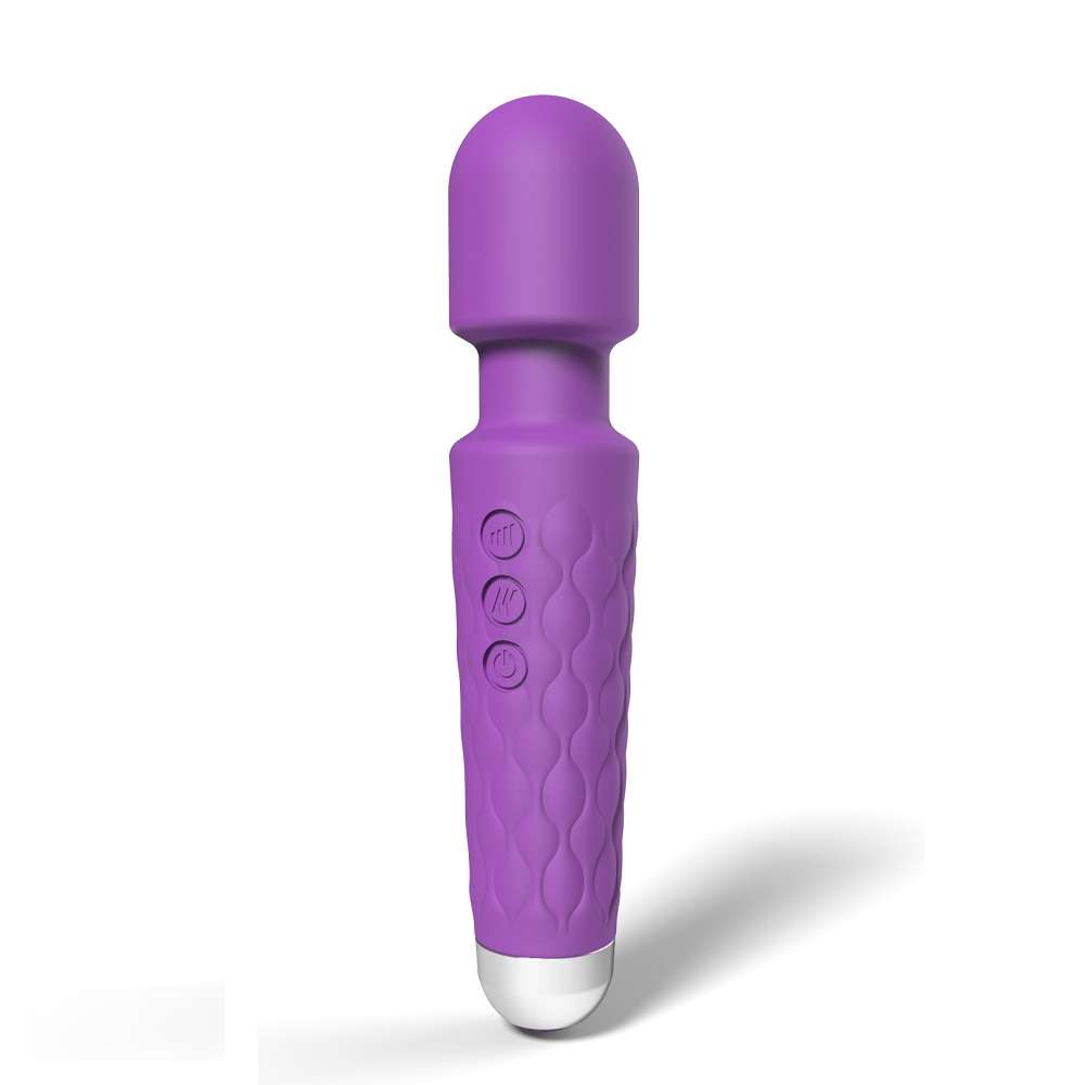 Loving Joy 20 Function Wand Vibrator Purple - Image 3