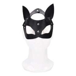 Bound to Play Kitty Cat Face Mask Black