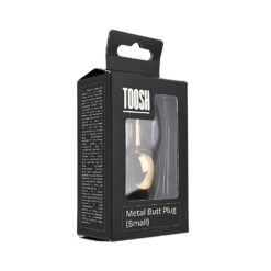 Toosh Heart Shaped Gold Butt Plug with Red Stone Small - Image 10